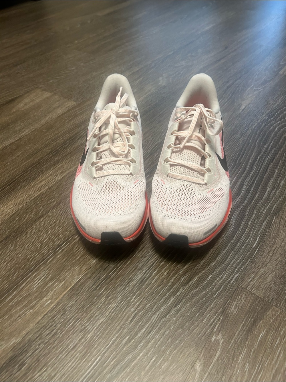 Nike Women’s Athletic Shoes - Light Pink with Coral and Black Accents